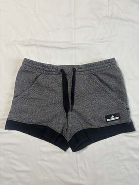 Adidas by Stella McCartney Grey Heather Athletic Sweat Shorts